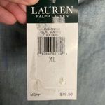 Ralph Lauren Lauren  off the shoulder denim blouse Women Size XL NWT Photo 3