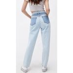 PacSun  Eco Hopper Patch Mom Jeans Women Size 27‎ Boho Retro Patchwork Trendy Photo 1