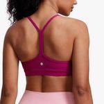 CRZ Yoga  Workout Racerback Padded Sports Bra, Magenta Purple, Medium, NWT Photo 1