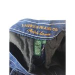 Ralph Lauren Lauren Dark Blue & White Stripe Wide Leg Denim Jeans 4 Photo 7