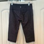 Lululemon Navy Heather Capri Leggings Size 4 Photo 1