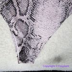 Victoria's Secret New! pink snake skin print animal one piece swimsuit, size XS Photo 3