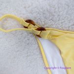 NEW Rhythm Free People‎ Ring Itsy Bikini Bottom in yellow, size L Yellow Size L Photo 2
