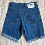 RARE VTG JC de Castlebajac 100% Cotton Blue Jean Rolled Raw Hem Shorts 90s Photo 1