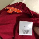 Modcloth NWOT Comprehensive Charm Crimson Dark Red Sheer Blouse Medium New Photo 9