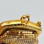 Vintage Gold Tone Mesh Key Chain Coin Purse Photo 8