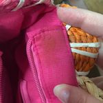 Straw colorful artisan circle pattern purse Photo 10