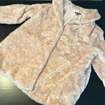 Roaman’s blush, pink, faux fur jacket Size 24 Photo 0