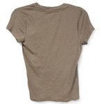 A New Day  Taupe Ribbed Short Sleeve Shirt- Size Medium Photo 1