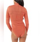 Free People NWT  intimately pointelle me about it bodysuit in warmstone Photo 2