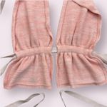 Handmade Y2K Vibes Light Baby Pink Sweater Backless Halter Neck Sleeveless Top Size One Size Photo 11