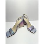 BP  Sandals Womens Size 5 Lilac Parker Ankle Strap Chunky Triangular Heels Photo 2