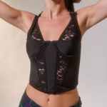 Urban Outfitters Black Lace Bustier Top Photo 1