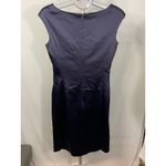 Ralph Lauren Lauren  Dress Women's Size 8 Navy‎ Blue Sleeveless Sheath Photo 5