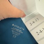 Athleta  Leggings Womens Small Blue Green Elation Rib Tight Ribbed High Rise Photo 3