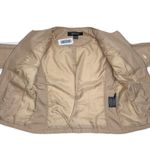 Kenneth Cole Reaction Nude Vegan Leather Bomber Jacket Tan Photo 10