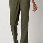 st. john's bay ✨ Utility Womens Mid Rise Regular Fit Ankle Green Sz 8 Pants✨ Photo 0