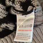 QED London Gray & Back Animal Print Long Sleeve Women’s Scoop Neck Knit Sweater Photo 4