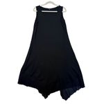 Eileen Fisher Women’s Asymmetrical Mesh Hem Sleeveless Jersey Dress Size Medium Photo 1