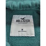 Hollister Womens Sweatshirt Size M Forest Green Hoodie Pullover Kangaroo Pocket Photo 2