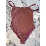 Free People NEW  Fella Swim Andre Full 1 Piece Bathing Suit Rose Pink NWT S Small Photo 10