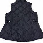Eddie Bauer Down Puffer Vest Womens Small Black 700 Fill Power Quilted Full Zip Photo 2