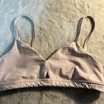 Alo Yoga Women's Soft Lounge Bralette Cream Size L Adjustable Straps Photo 0