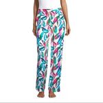 ONIA  • Topical Leafy Mila Pants • Green Pink White Loose Lightweight Photo 3