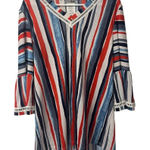 Zoe Tunic Top SIze XXL Colorful Lightweight Summer Bell Sleeves Preppy Travel Photo 0