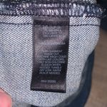 EXPRESS Jeans Blue Distressed Floral Embroidered Denim Button Down Jean Jacket Photo 6