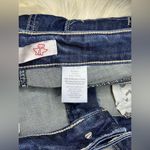 Tin Haul  Womens Trixie western Pieced Back Deco Blue Cotton Blend Jeans Sz 26 S Photo 8