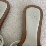 ZARA White Sandals Modern Minimalist Design Photo 2