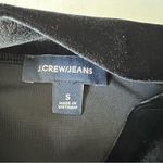 J.Crew  Velvet Mock neck tank in Black size small style J7852 Photo 5