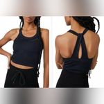 FREE PEOPLE FP Movement Serendipity Crochet Crop Top XS/S Black $38 Retail NWOT Size undefined Photo 3