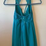 NWT Soma Blue shimmer floral lace babydoll size S Blue Photo 1