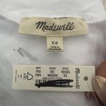 Madewell Top Short-Sleeve Mockneck Tee Cotton Blend Eyelet White XS NWT New Photo 7