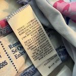 Splendid  Floral Flurry Tie-Front Bikini Bottom High Leg Pant Sz M NWT Blue Pink Photo 14