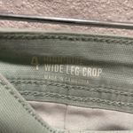 a.n.a . Light Green High-Rise Wide-Leg Pants Photo 3