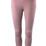 Yogalicious Lux Pink Mid Rise Pocket Yoga Workout Athletic Leggings Pants Sz XS Photo 0