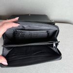 Giani Bernini Rosette Wallet Crossbody Black Faux Leather Crossbody Floral Photo 9