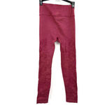 Calia size small burgundy‎ maroon leggings laser cut design down legs Purple Photo 1