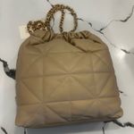 A New Day Beige Quilted Chain Crossbody Bag Photo 2