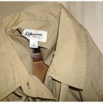 New Womens Gap Camp Shirt L XL 100% Cotton Button Down Beige Khaki LS Pockets Tan Size L Photo 7