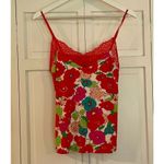 Natori Josie  NWOT floral lace trim cami size small Photo 1