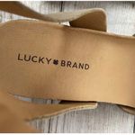 Lucky Brand Hadilla Women’s Tan Leather Platform Sandal With Studs Size 10M Photo 7