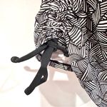 Athleta  Laguna‎ Side Scrunch Tankini Swim Top Women's 32D/DD Black White Photo 4