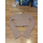 Urban Outfitters Out From Under Bella Thermal Seamed Long Sleeve Top Size Medium Photo 8