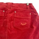 Kuhl  Size 4 Corduroy Skirt Red Mini Photo 3
