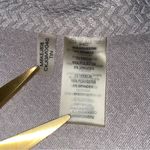 Calvin Klein Y2K Moto Style Cropped Open Textured Grey Jacket S Small Photo 8