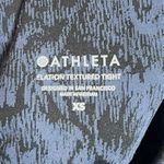 Athleta  Elation Textured Floral Leggings Black Blue Women’s Size XS Yoga Photo 13
